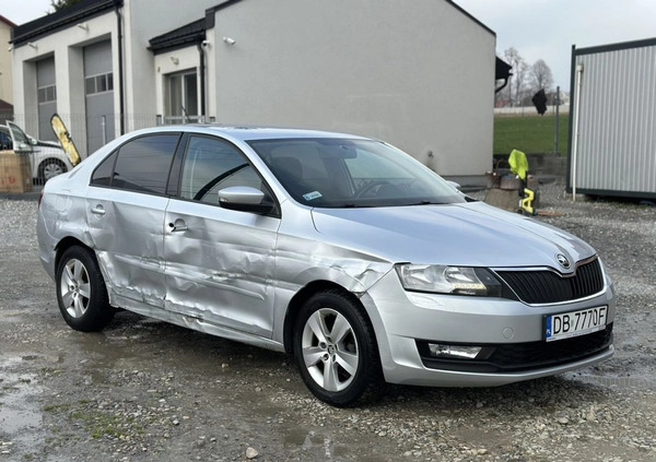 Skoda RAPID cena 22500 przebieg: 126300, rok produkcji 2017 z Chojnice małe 172